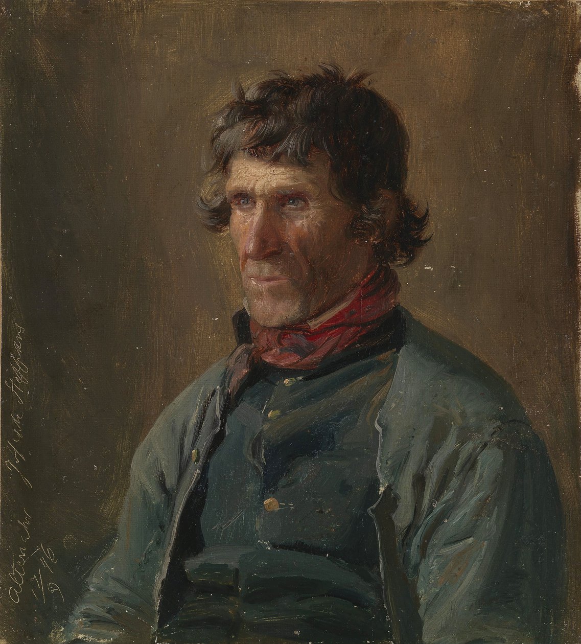 Joseph Steffens, de Altenahr. Estudio de figura de Adolph Tidemand