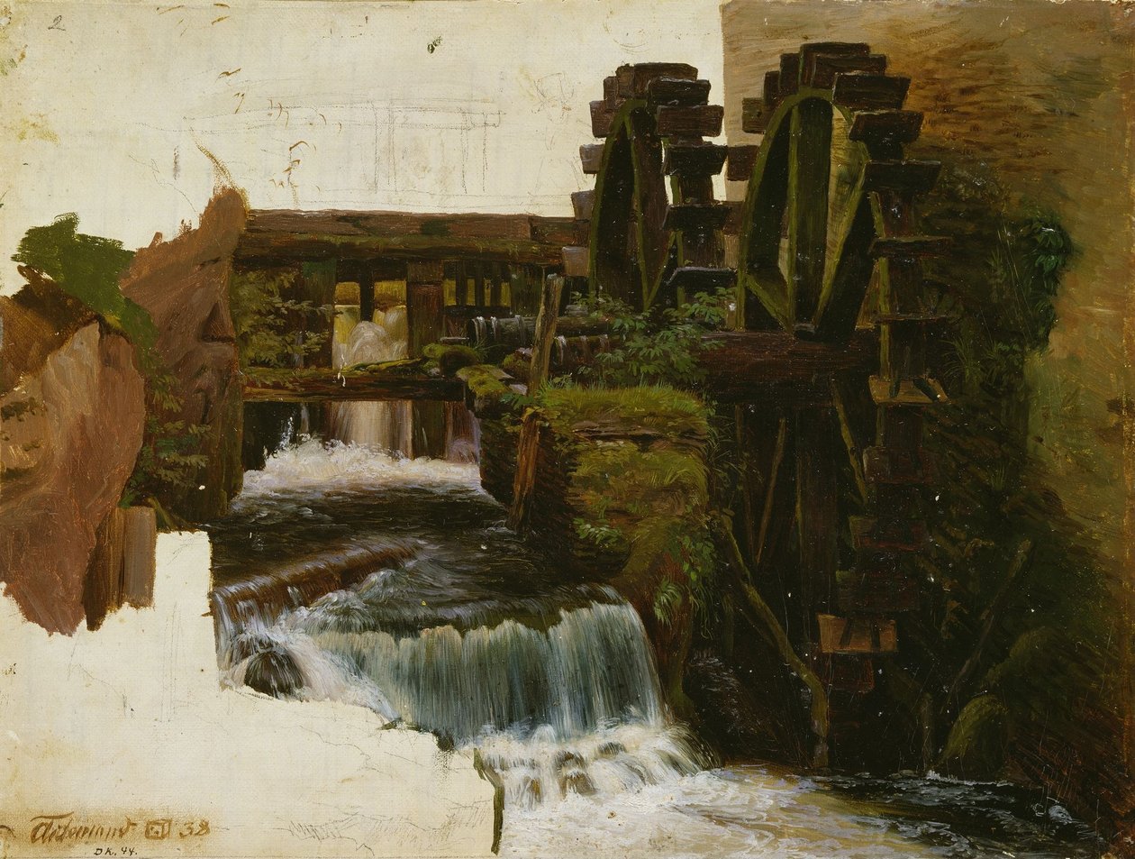 Arroyo del molino de Adolph Tidemand