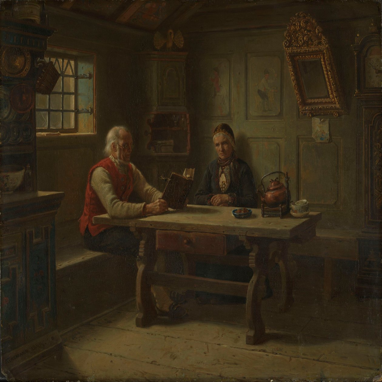 La soledad en la vejez de Adolph Tidemand