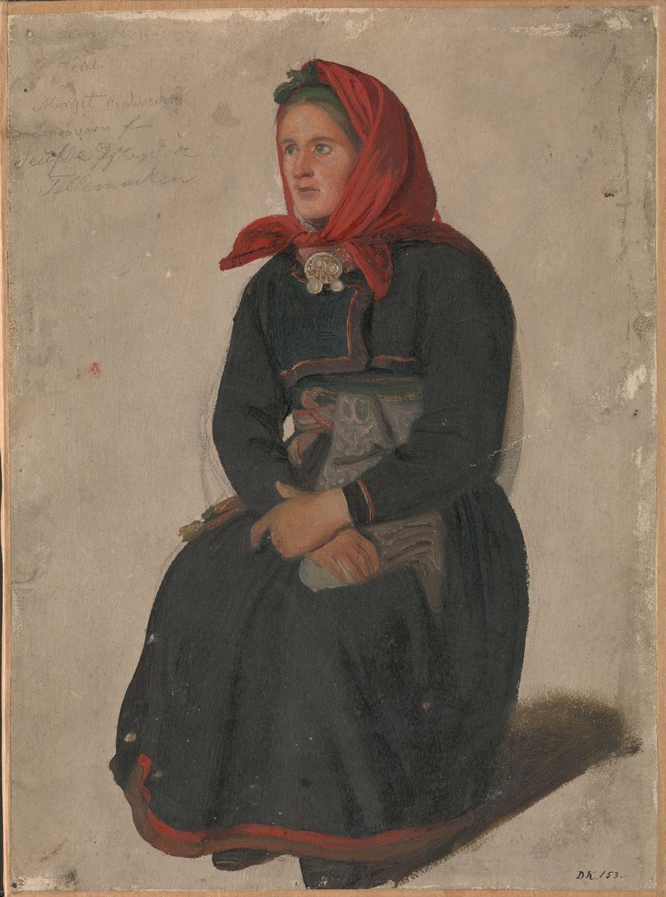 Campesina de Telemark de Adolph Tidemand
