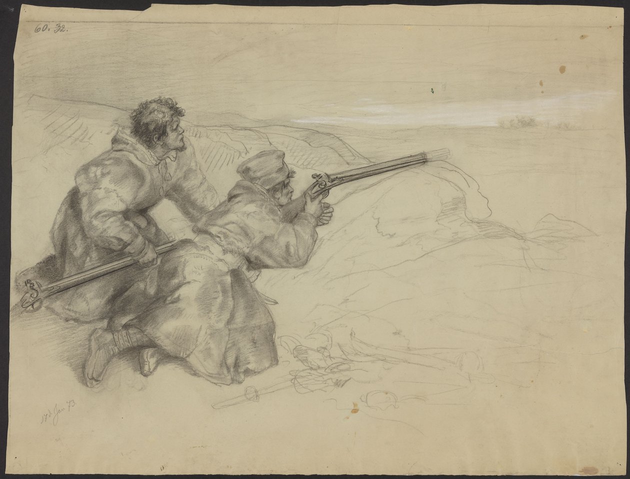 Caza de renos de Adolph Tidemand