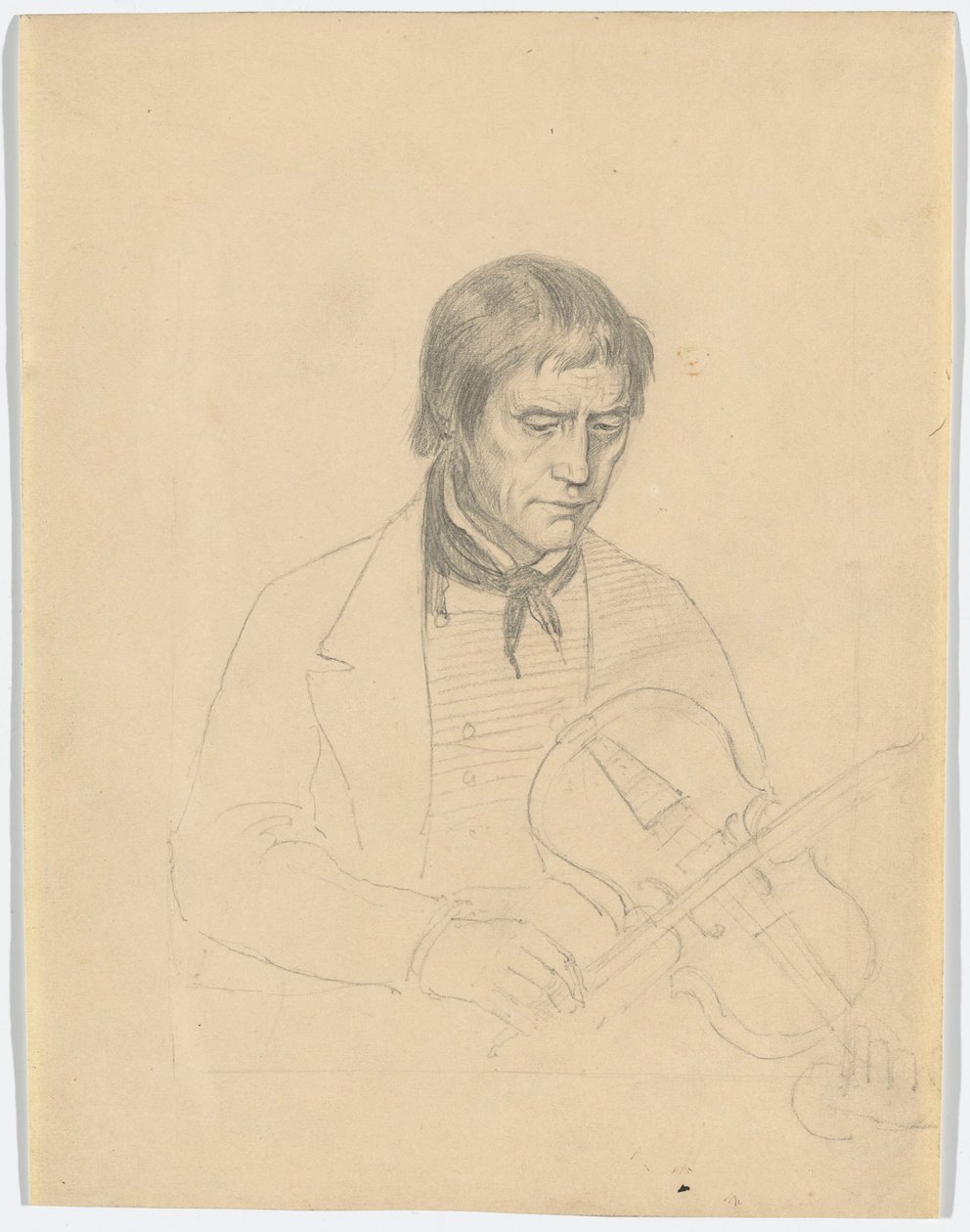 El violinista Torgeir Augundsson de Adolph Tidemand