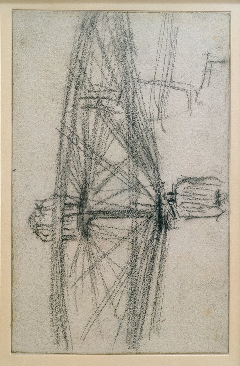 Rueda en movimiento de Adolph Menzel
