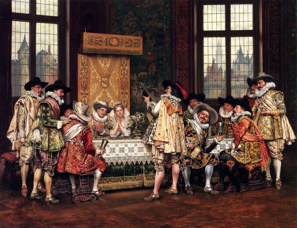 Un interludio musical de Adolphe-Alexandre Lesrel