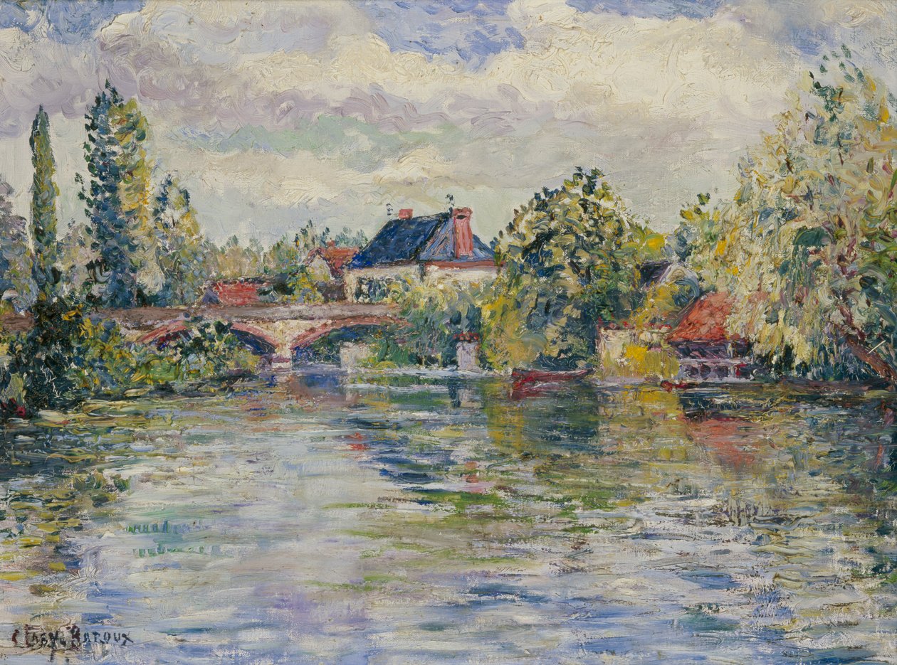 El Puente de Garennes de Adolphe Clary Baroux