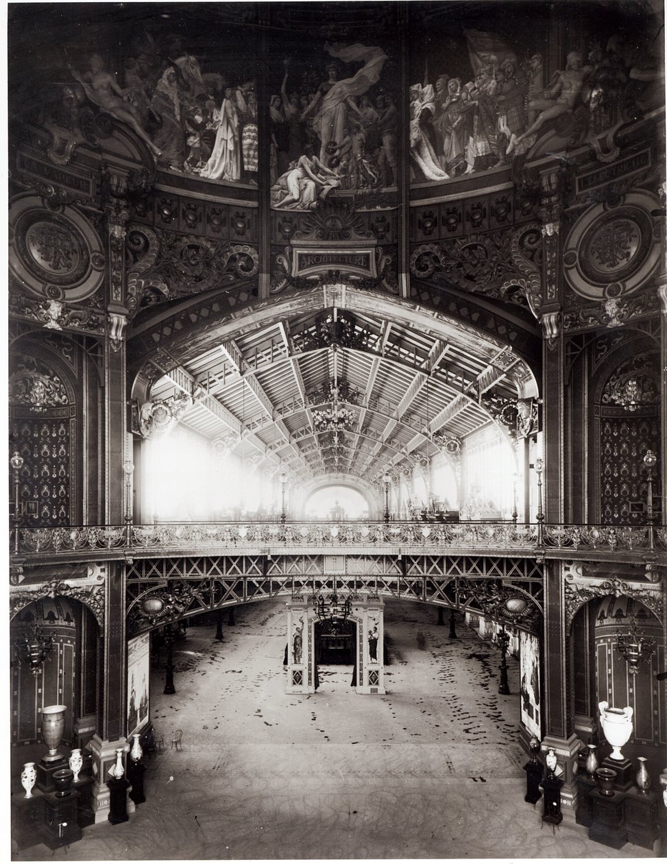 La cúpula central de la Exposición Universal de 1889 en París de Adolphe Giraudon