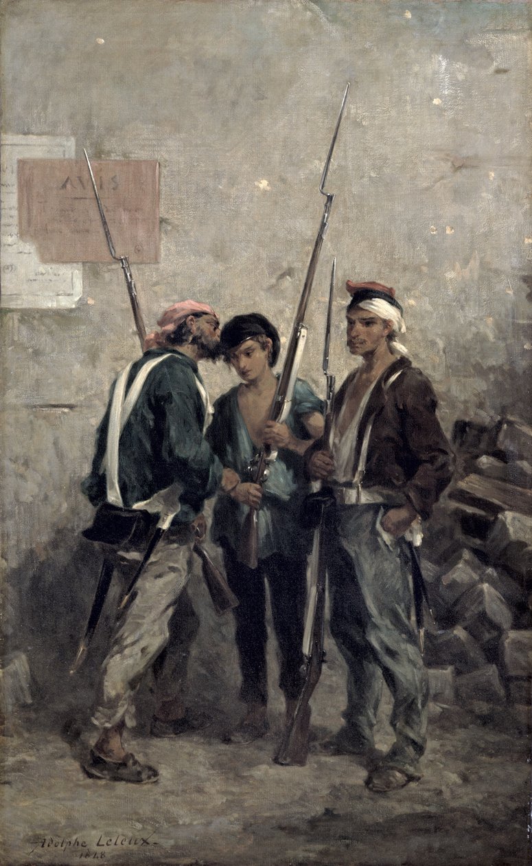 La contraseña, 24 de febrero de 1848 de Adolphe Pierre Leleux