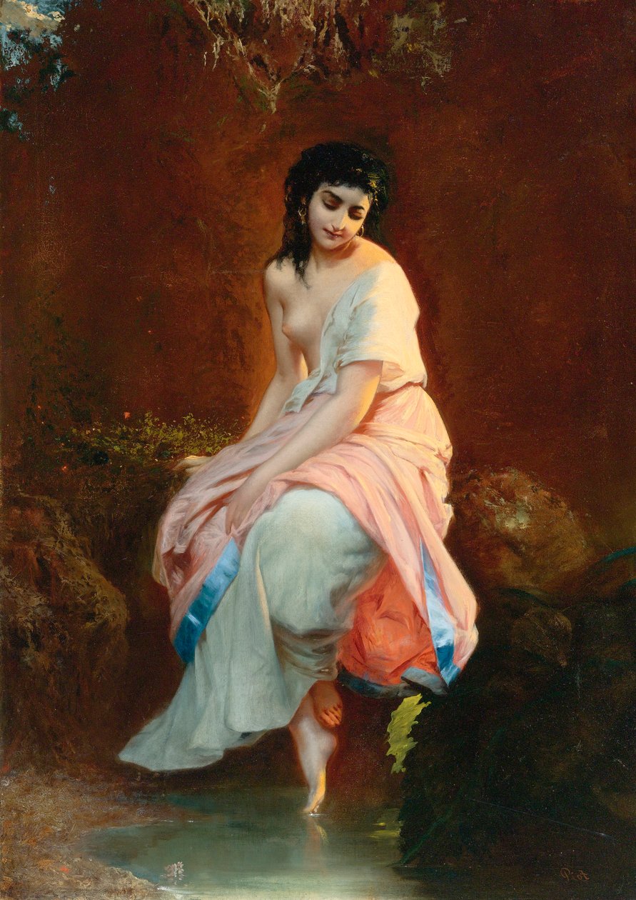 El bañista de Etienne Adolphe Piot