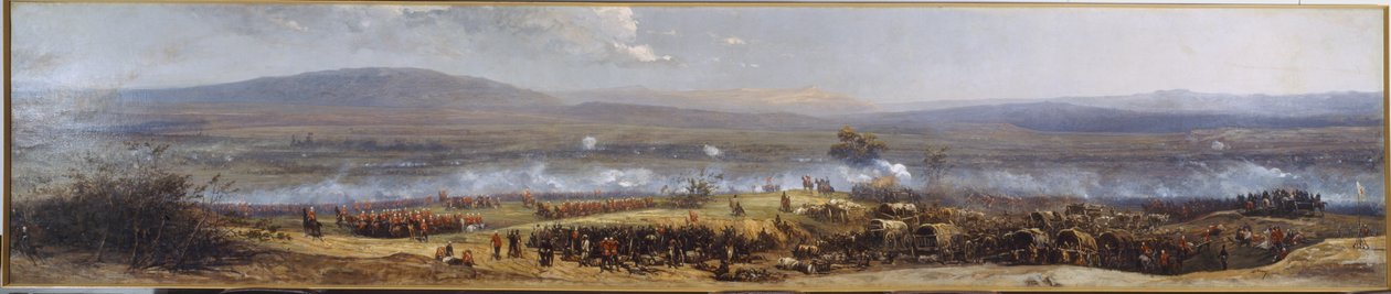 La batalla de Ulnudi el 4 de julio de 1879, c.1880 de Adolphe Yvon