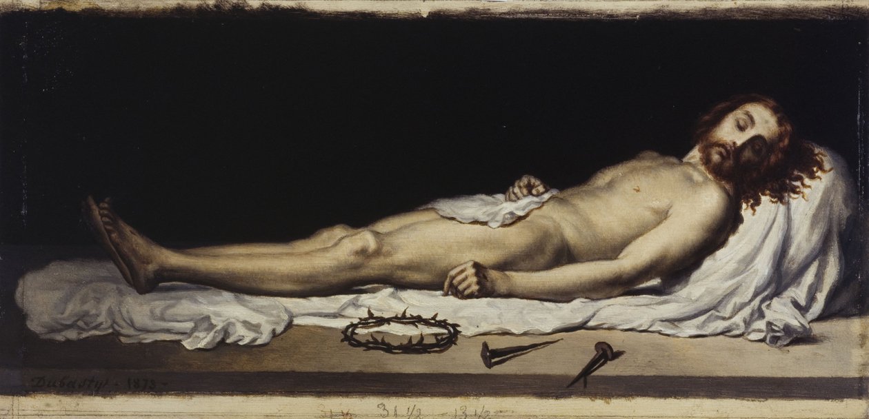 Boceto para la iglesia de Malakoff: Le Christ mort de Adolphe Henri Dubasty