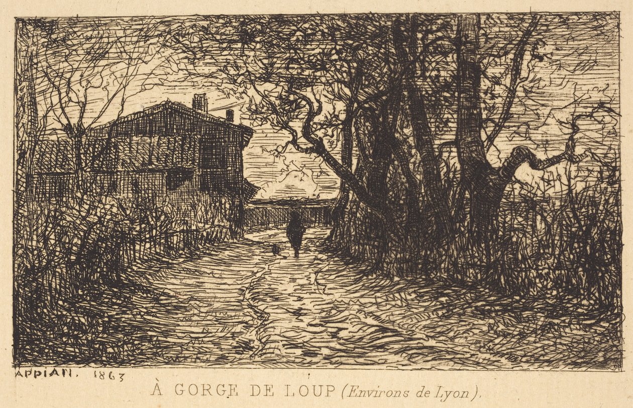 Una garganta en Loup de Adolphe Appian