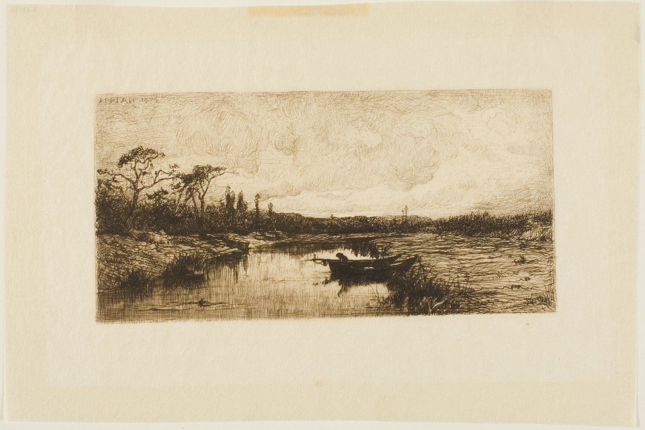 Una tarde de otoño: Cerca de Rossillon de Adolphe Appian