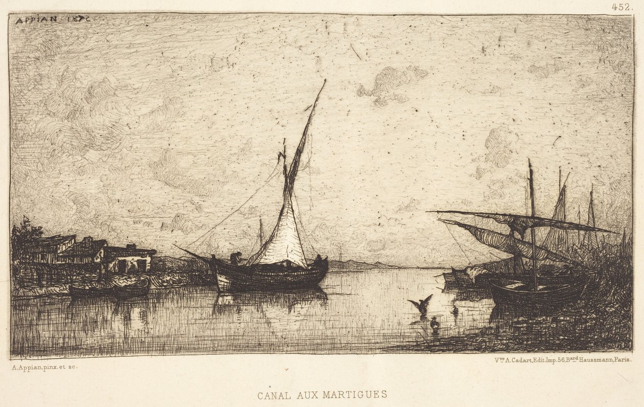Canal en Martigues de Adolphe Appian