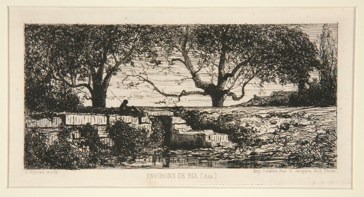 Alrededores de Rix (Ain) de Adolphe Appian