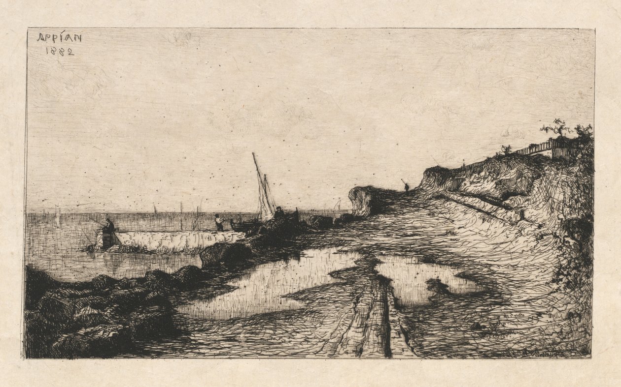 Alrededores de Carqueronne de Adolphe Appian
