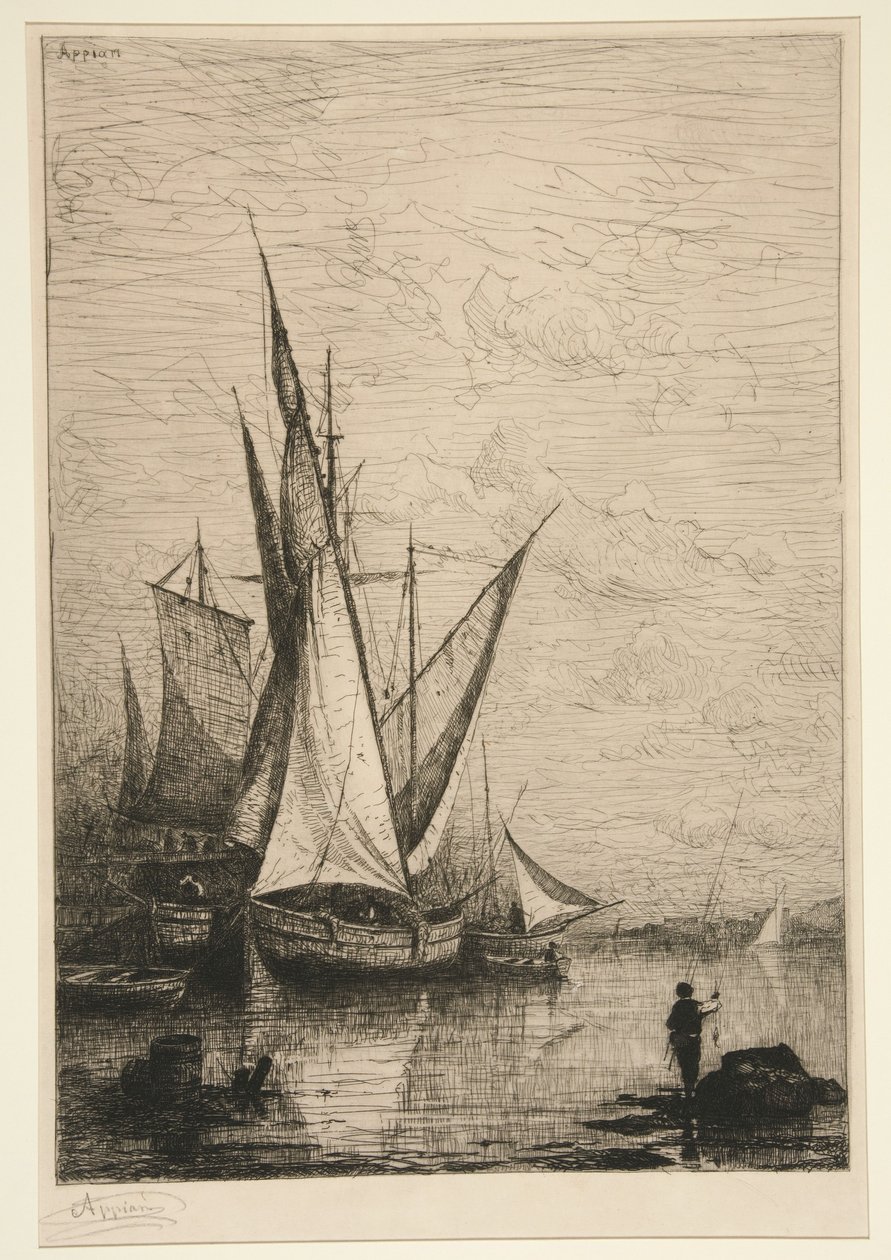 El puerto de Génova de Adolphe Appian