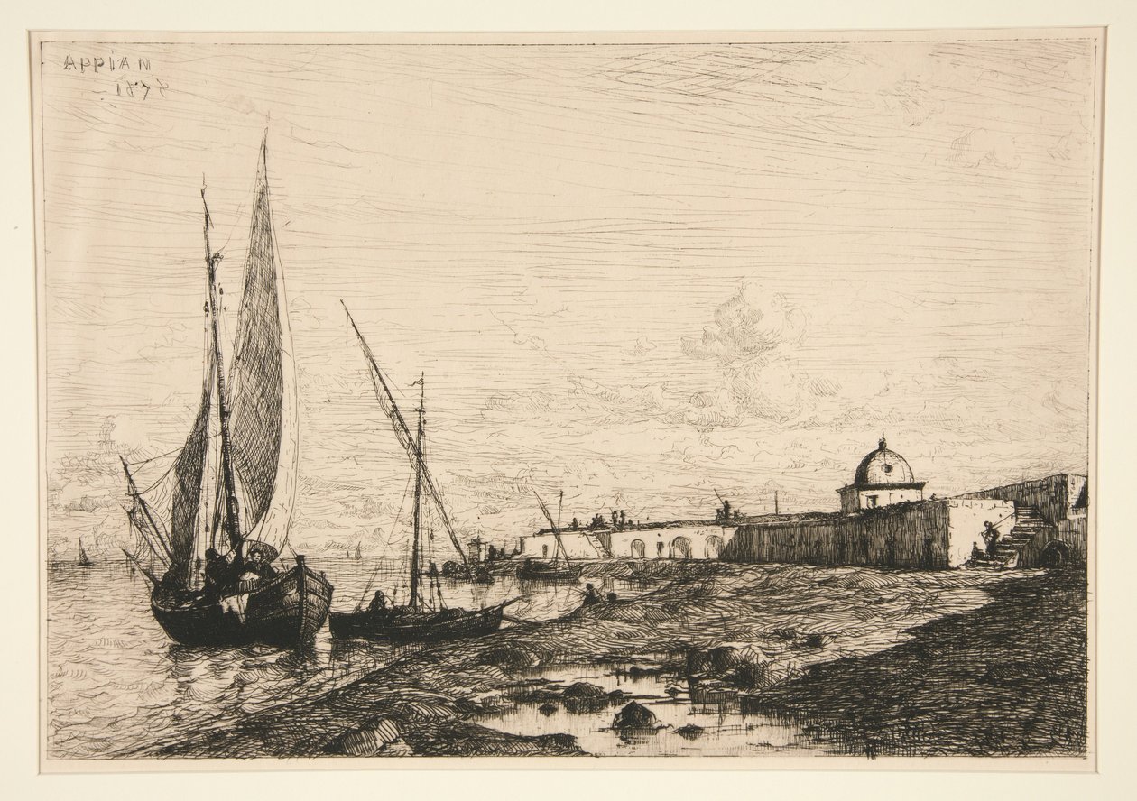 El puerto de San Remo de Adolphe Appian