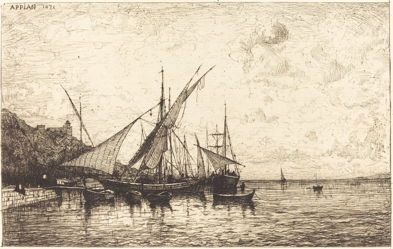 El puerto de Mónaco de Adolphe Appian