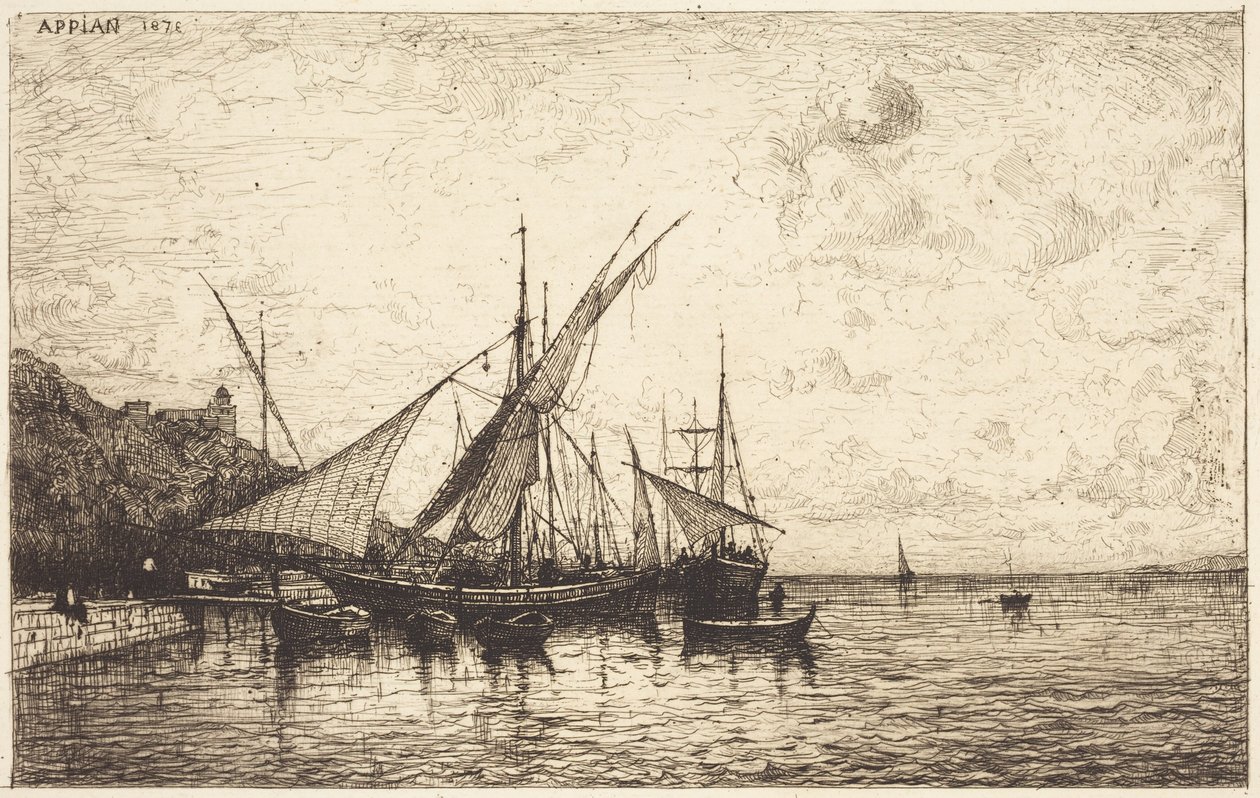 El puerto de Mónaco de Adolphe Appian
