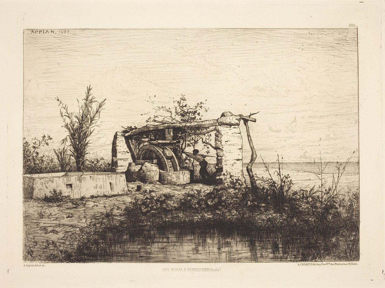 Una moria en Bordiquier (Italia) de Adolphe Appian