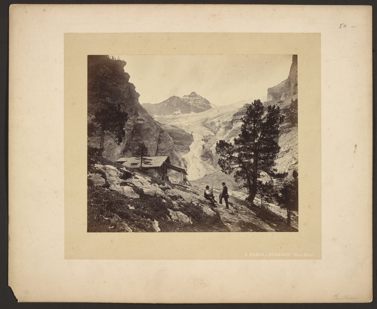 [Vista alpina desde el Faulhorn] de Adolphe Braun
