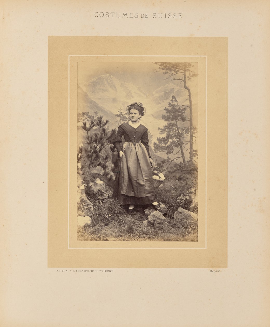 Cantón de los Grisones de Adolphe Braun