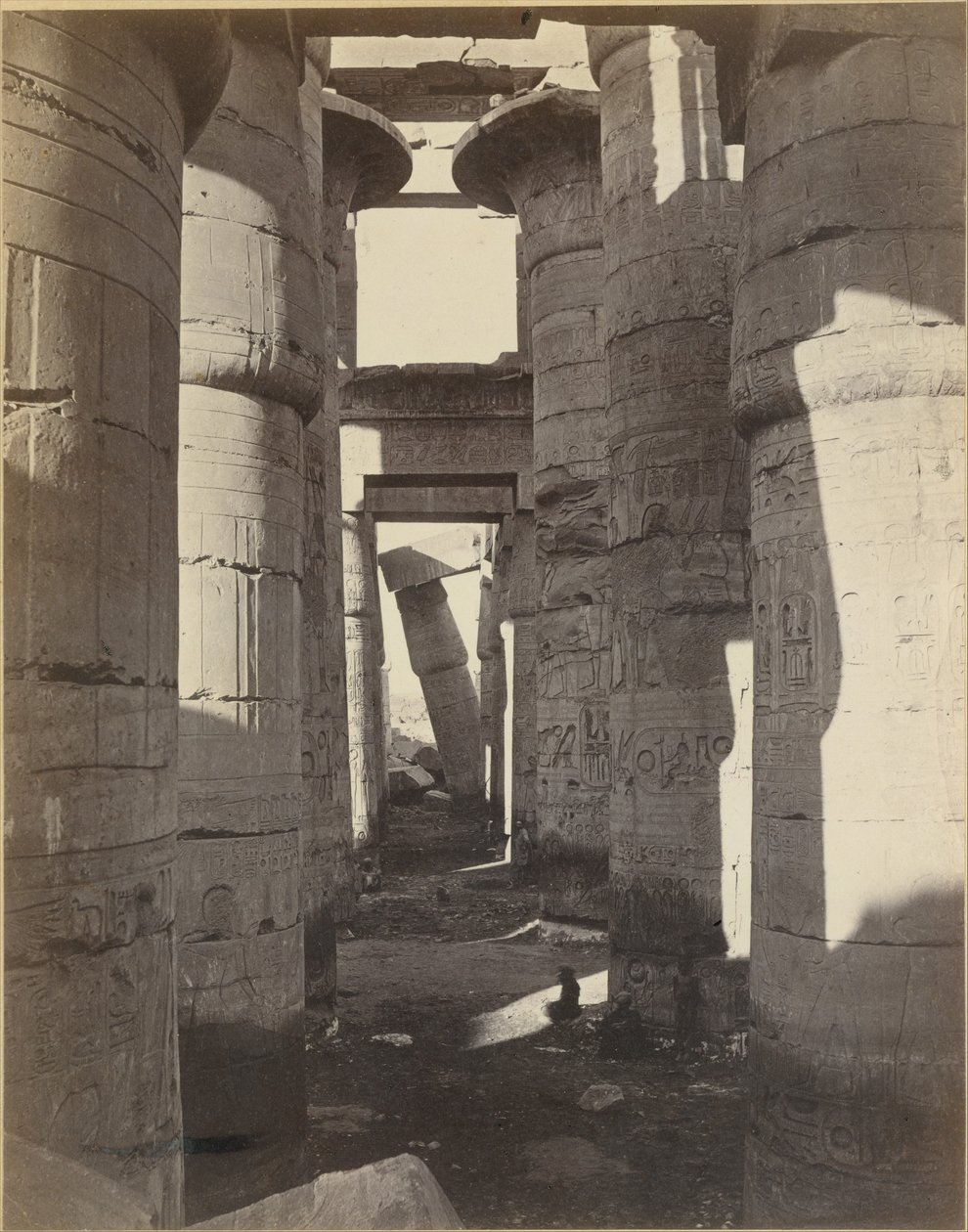 Alto Egipto, Sala Hipóstila de Karnak de Adolphe Braun