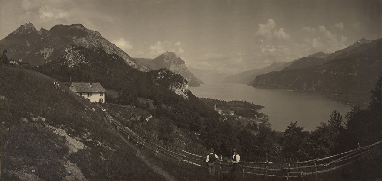 [Lago Walensee, Suiza] de Adolphe Braun