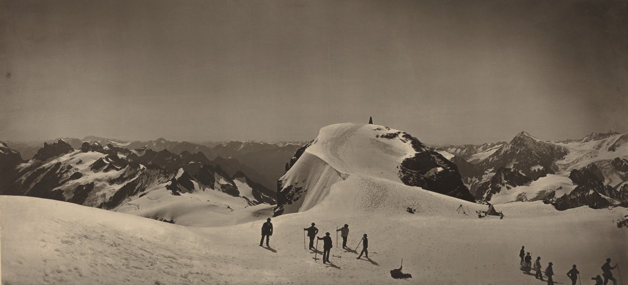 Cumbre del Monte Titlis, Suiza,1866 (foto) de Adolphe Braun