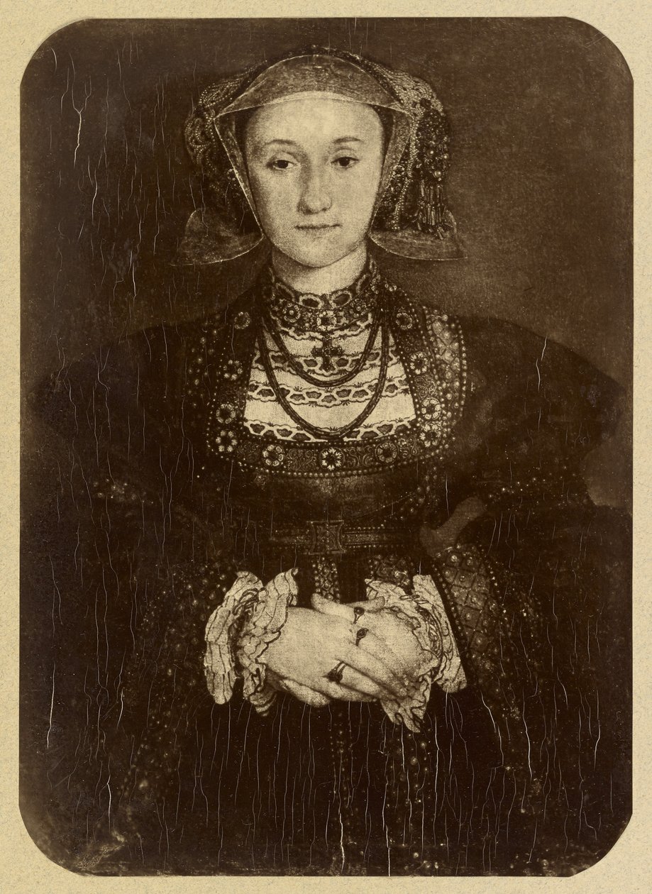 [«La esposa de Enrique VIII», de Hans Holbein, Museo del Louvre] de Adolphe Braun