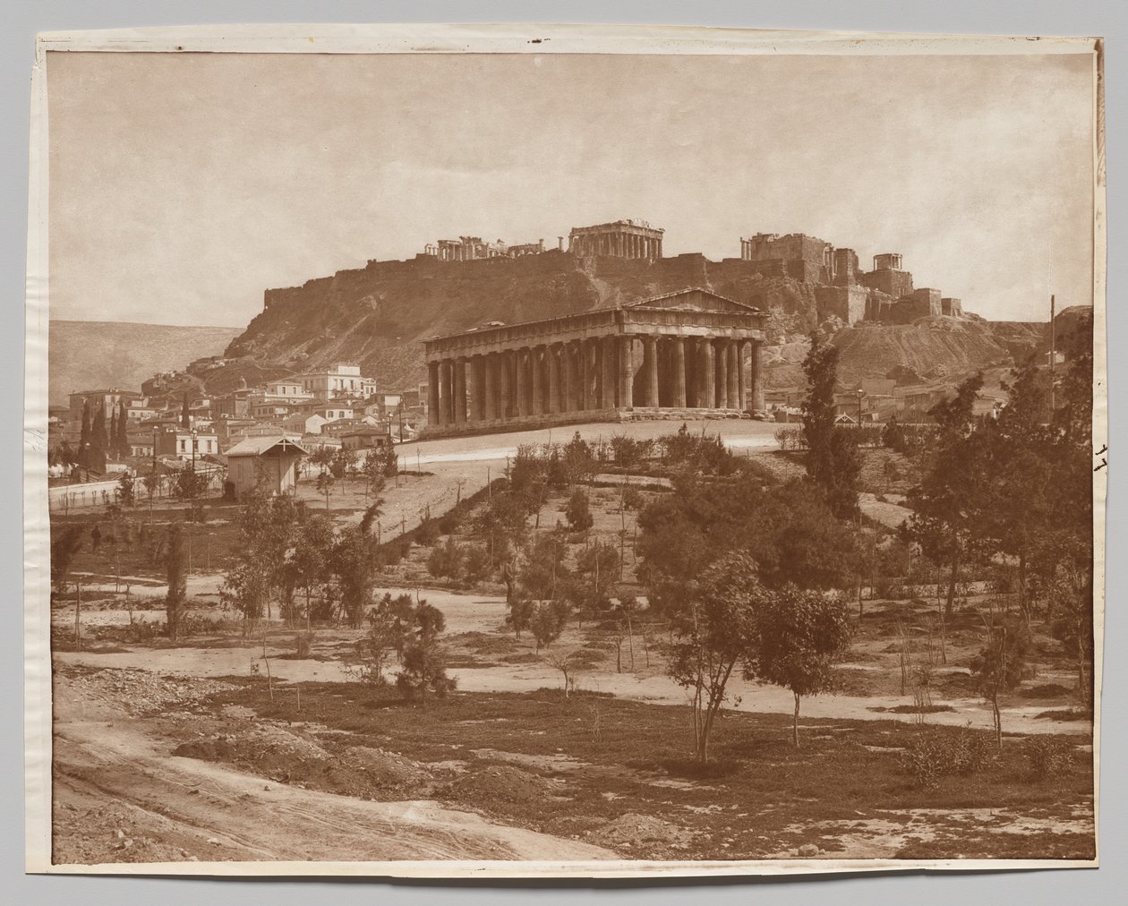 Vista de la Acrópolis de Adolphe Braun and Co.