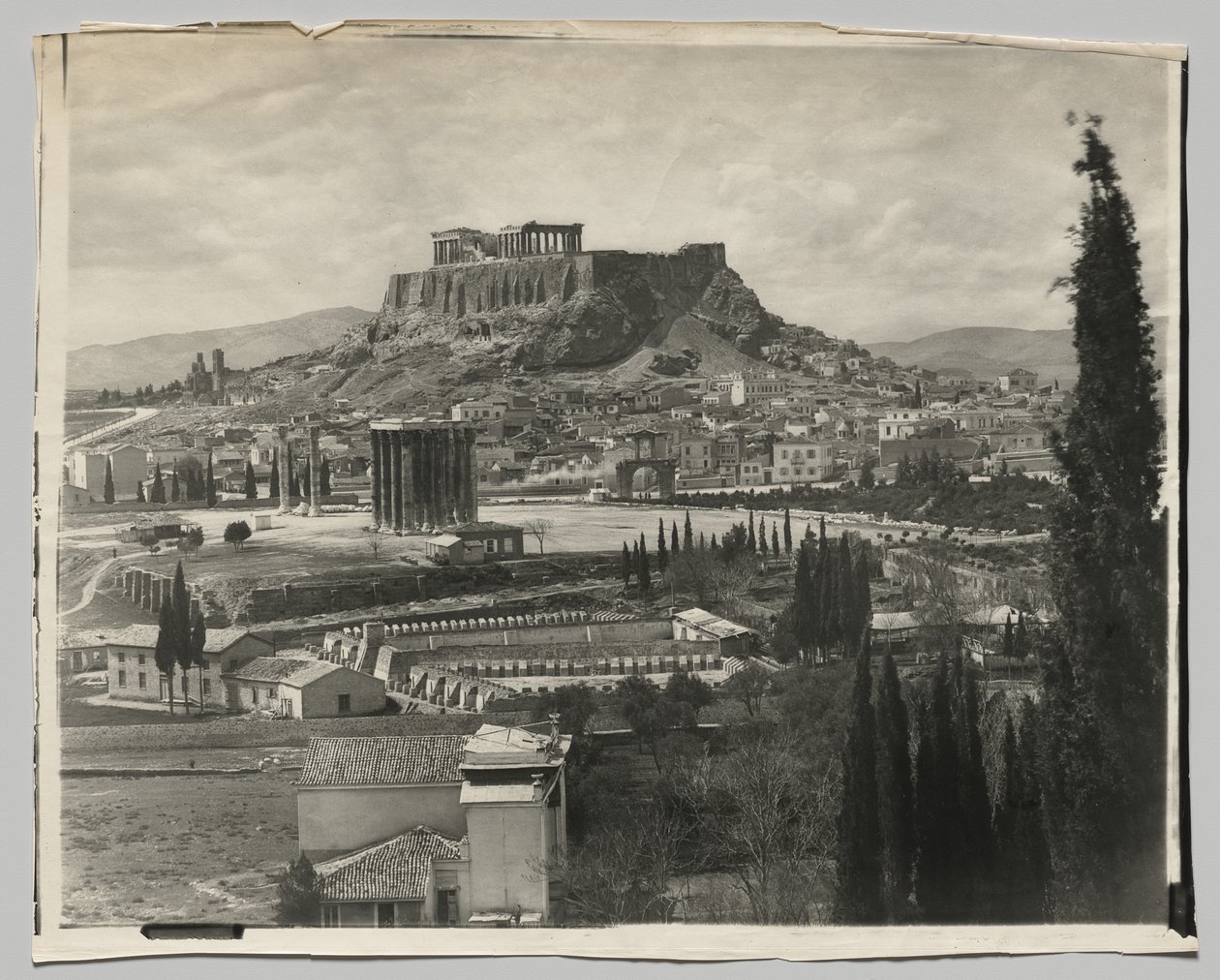 Vista de la Acrópolis de Adolphe Braun and Co.