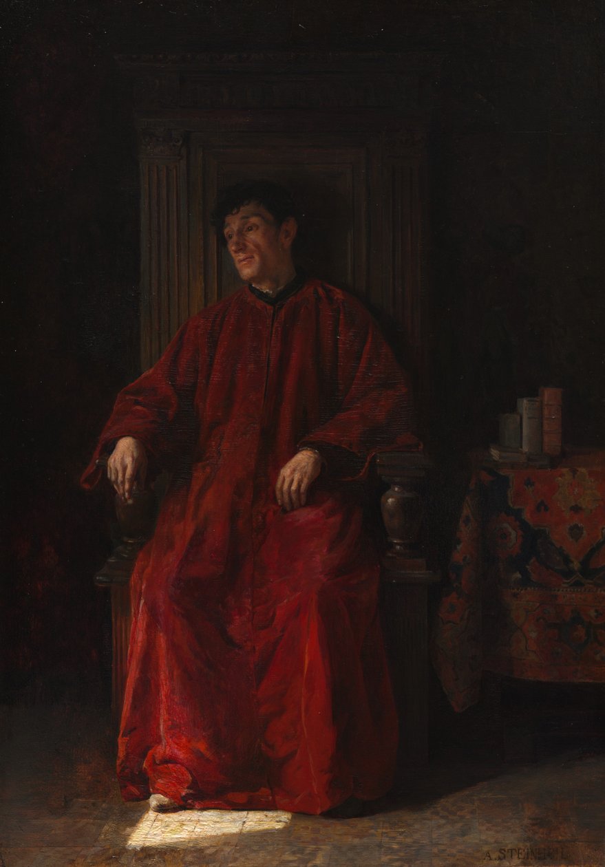 Juez con toga roja de Adolphe Charles Edouard Steinheil