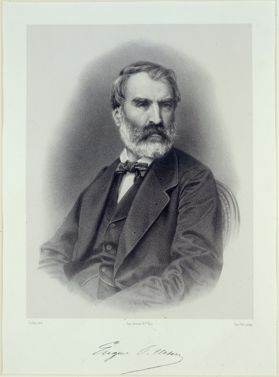Retrato del escritor Eugène Pelletan 1813-1884 de Adolphe Guillon
