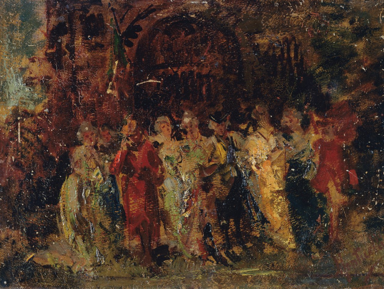 Cortejo nupcial de Adolphe Joseph Thomas Monticelli