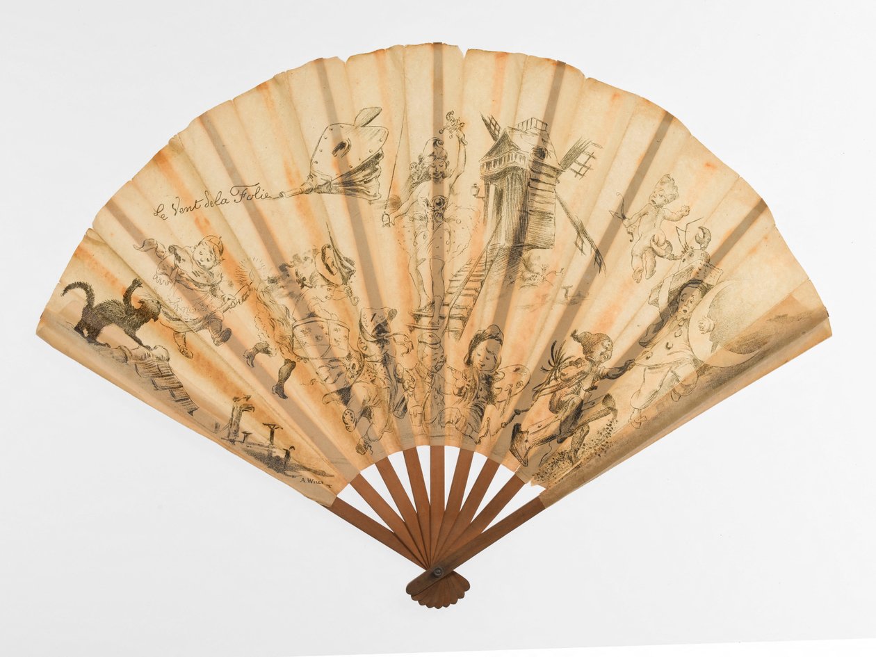 Der Wind des Wahnsinns de Adolphe Leon Willette
