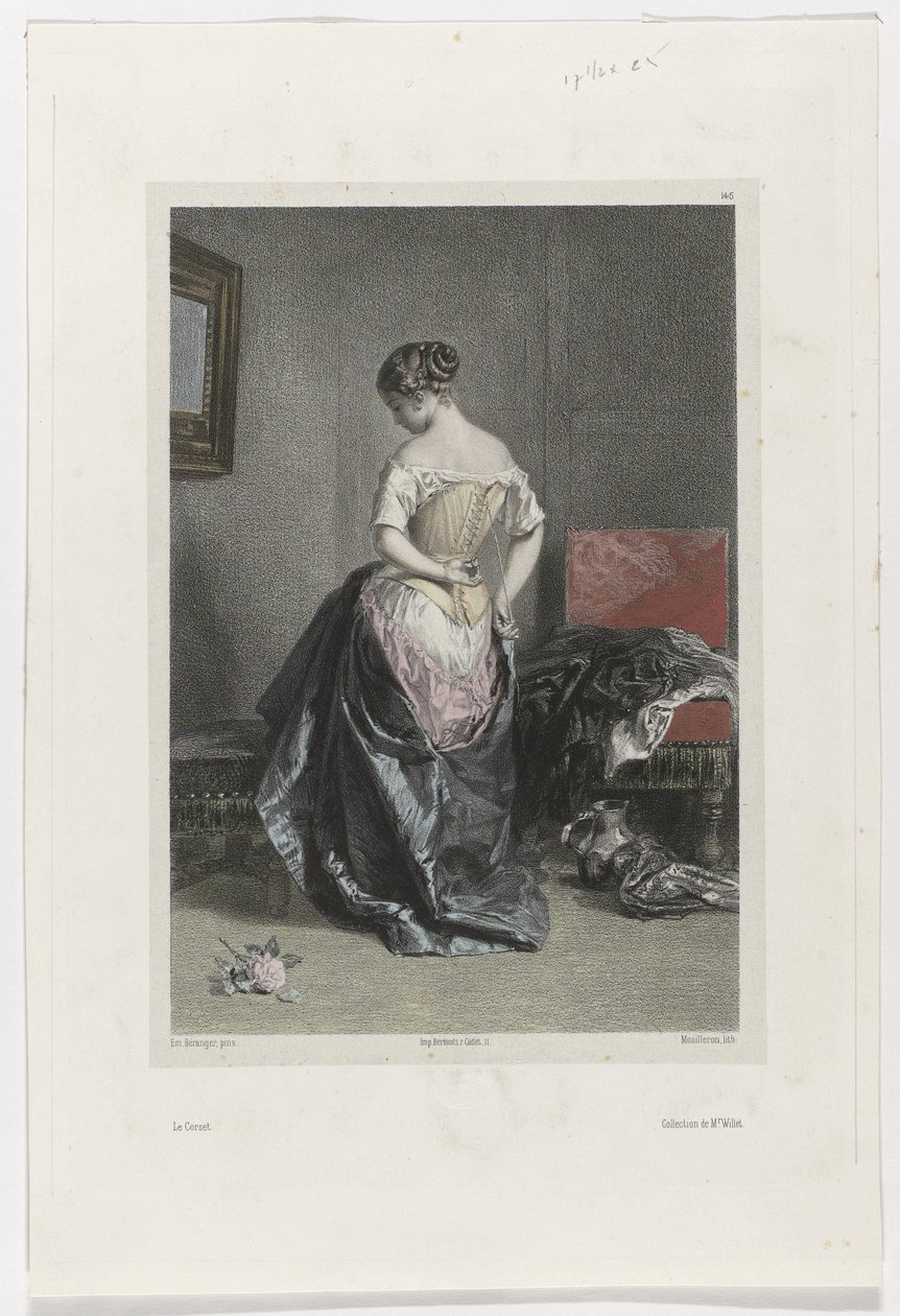Le Corset (título en el objeto) de Adolphe Mouilleron