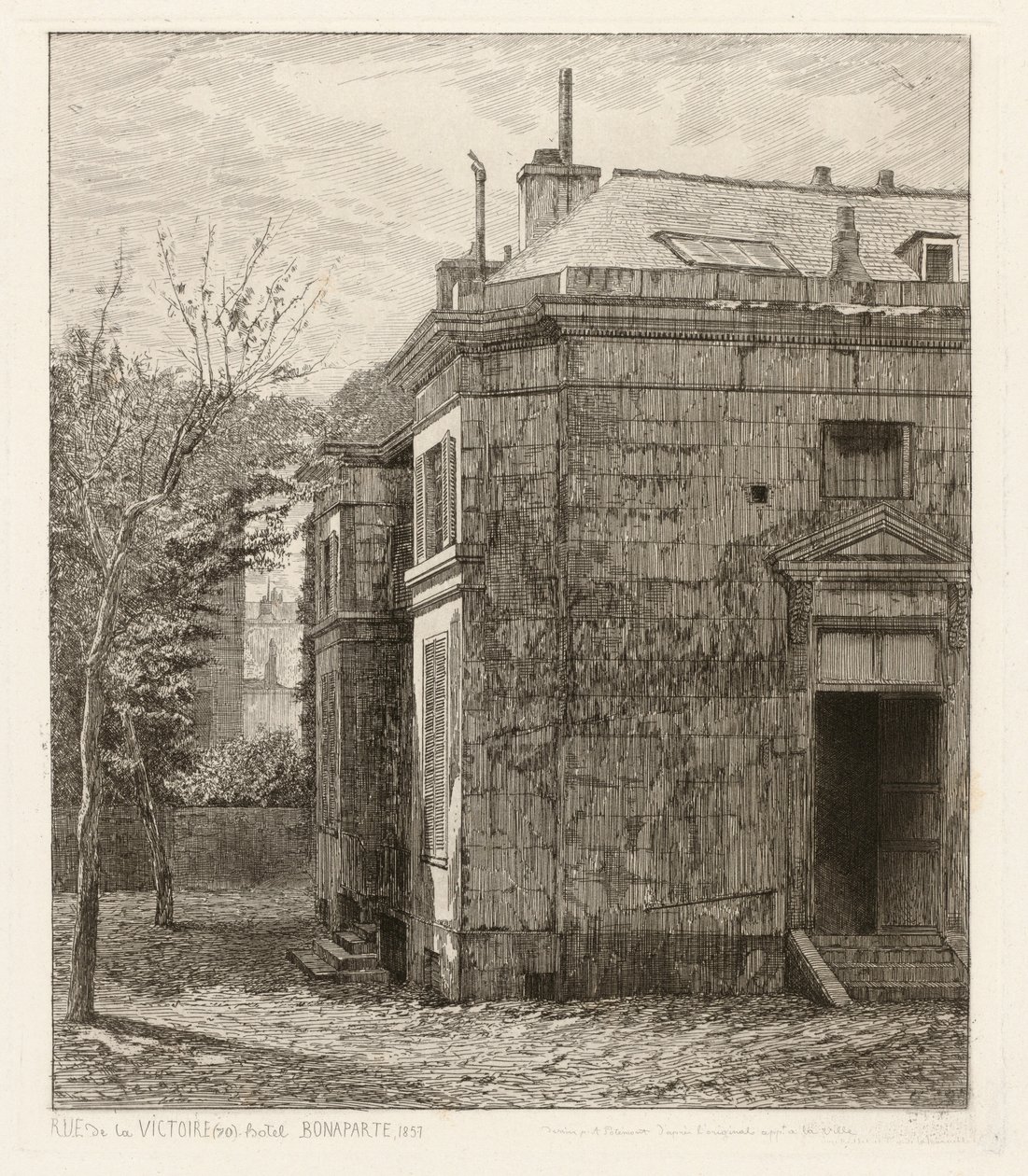 Rue de la Victoire (70). Hôtel Bonaparte de Adolphe Théodore Jules Martial Potémont