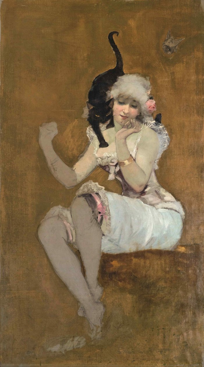 Una pareja de amigos de Adolphe Willette