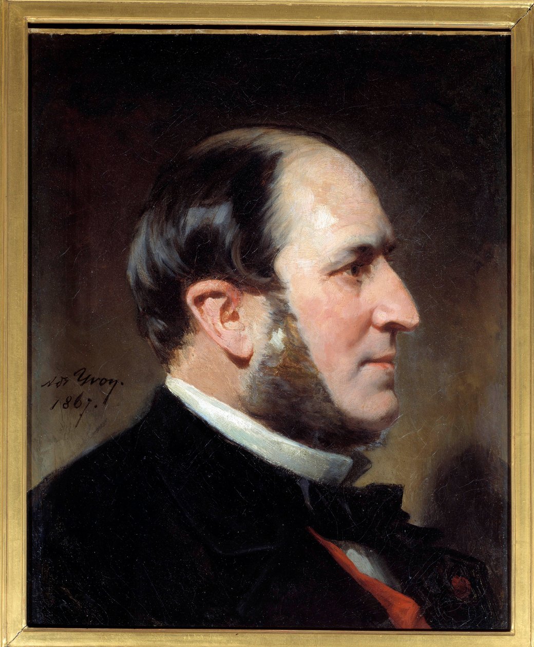Retrato del Barón Eugene-Georges Haussmann, Prefecto de París (1809-1891) de Adolphe Yvon
