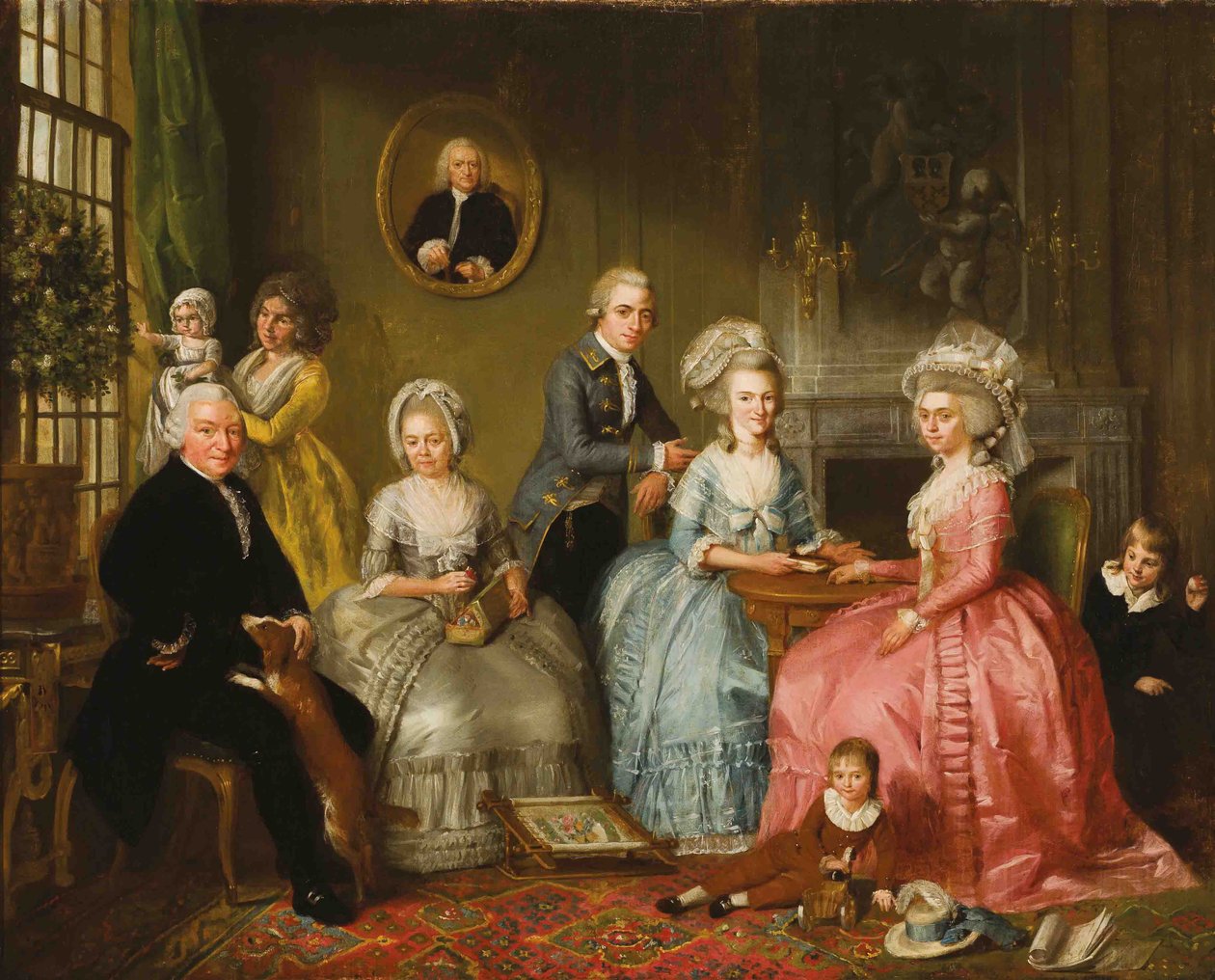 Retrato de la familia de Jan van Loon de Adriaan de Lelie