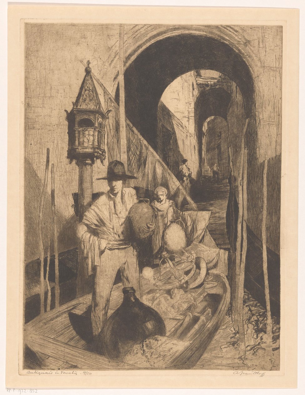 Antiquair in Venetië (título original del objeto) de Adriaan J. van 