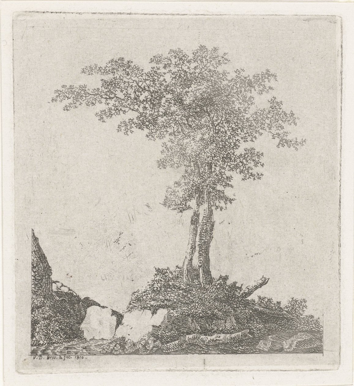 Dos árboles de Adriaan Jacob Willem van Dielen