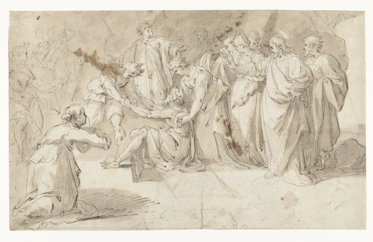 El renacimiento de Lázaro de Adriaan de Weerdt