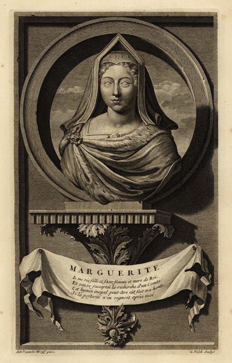 Margarita Tudor (1489-1541) (grabado) de Adriaan van der (after) Werff