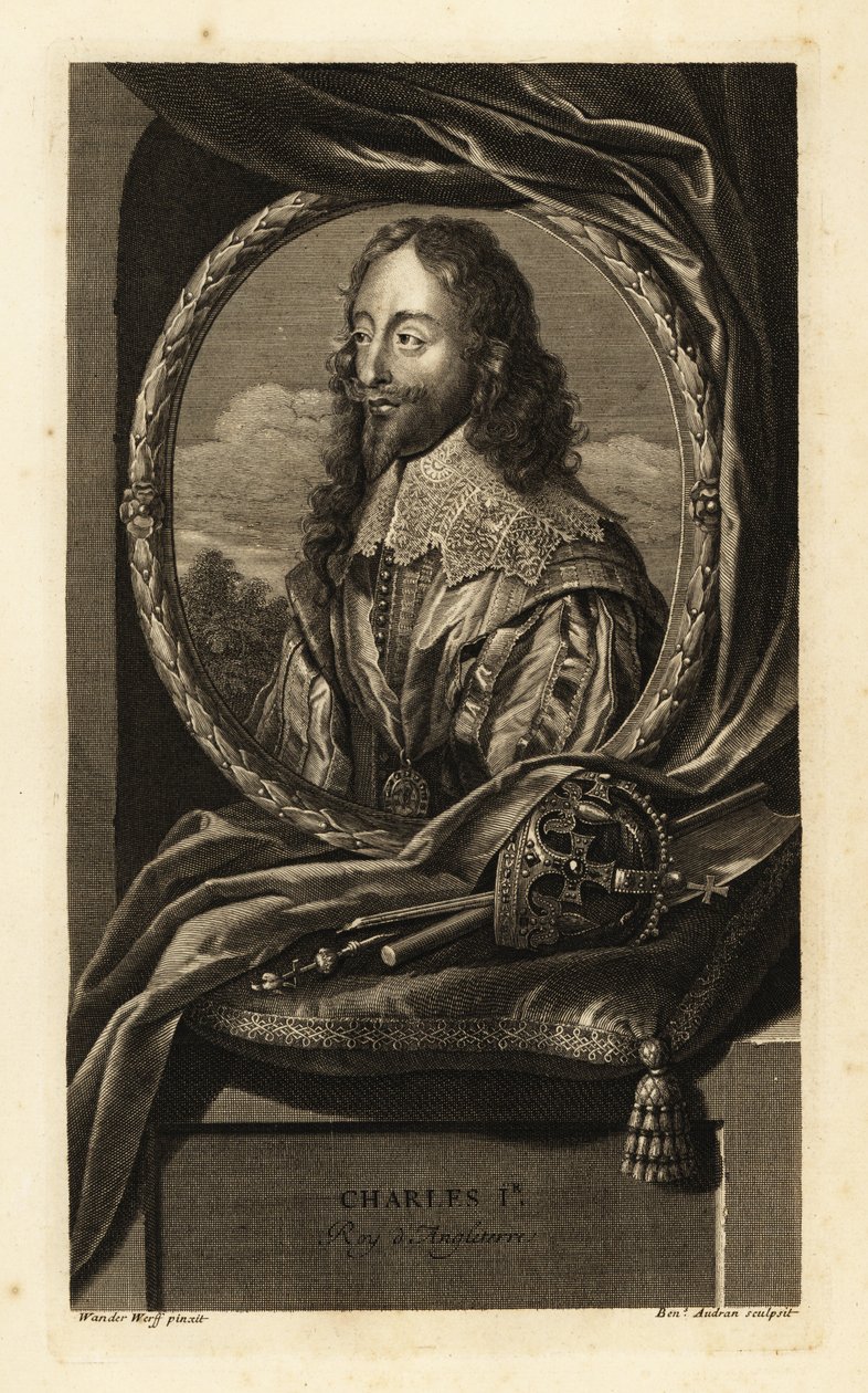 Retrato del rey Carlos I de Inglaterra de Adriaan van der (after) Werff