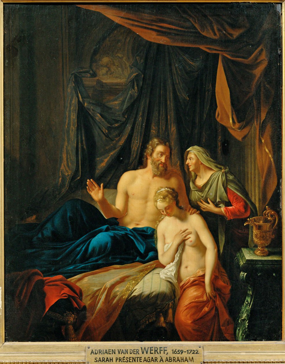 Sara presenta Agar a Abraham ... de Adriaan van der Werff