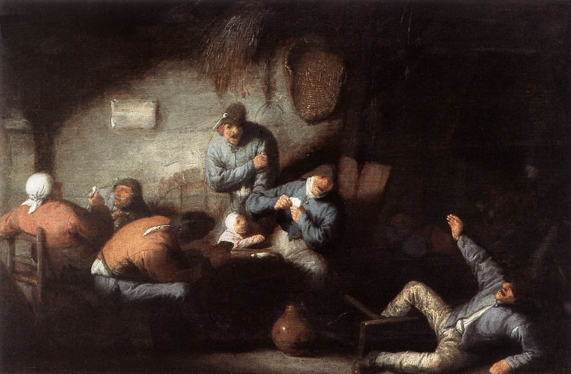 Escena en la posada de Adriaen Jansz. van Ostade