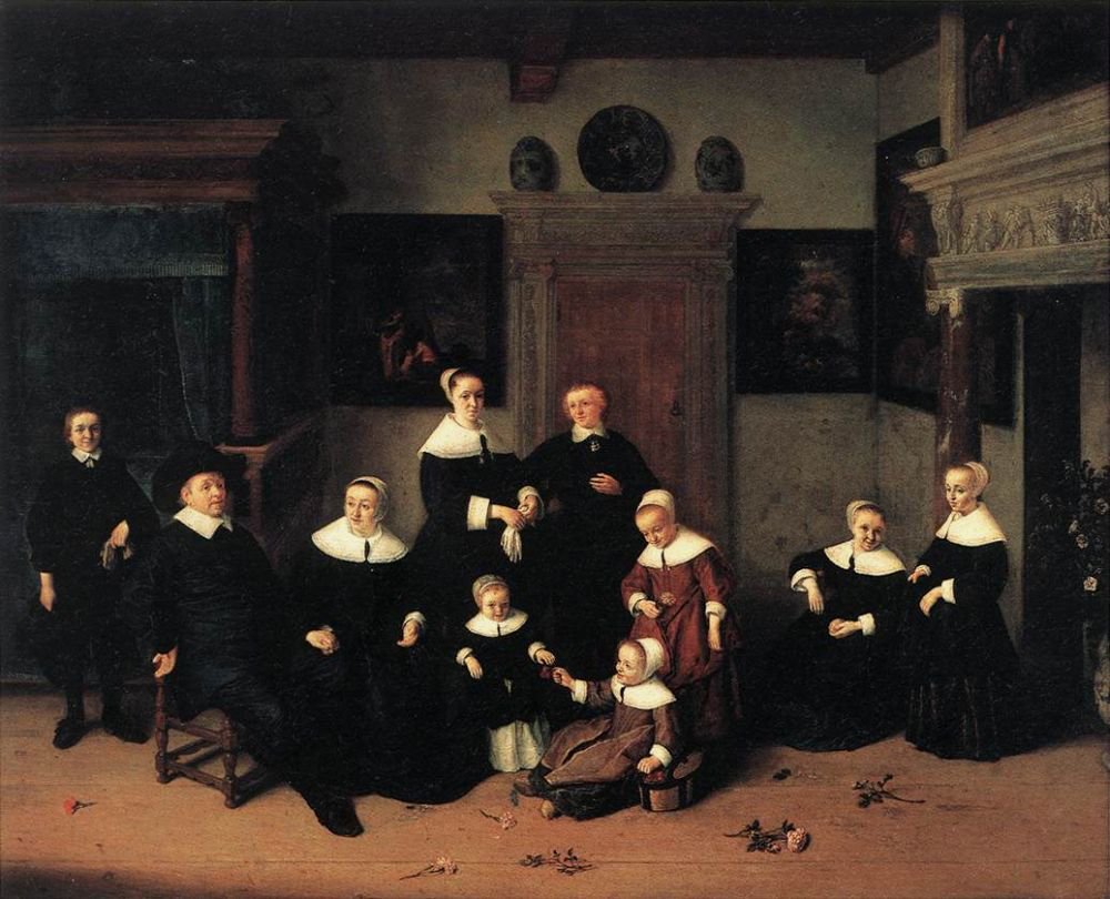 Retrato de familia de Adriaen Jansz. van Ostade