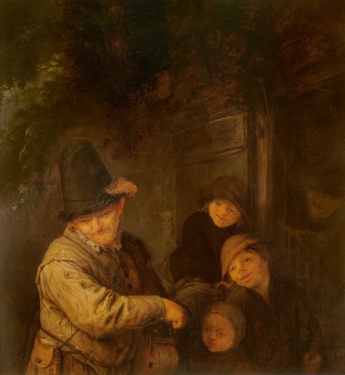 El músico itinerante, siglo XVII de Adriaen Jansz. van Ostade